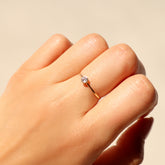 14K Rose Gold White Dot Ring For Women. New luxury of online jewelry stores. Shop all fine jewelry.
